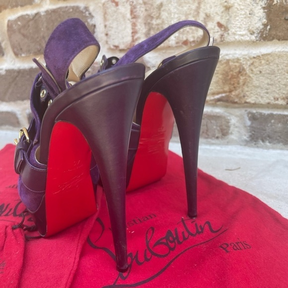 Christian Louboutin | Jen slingback platform heels - Picture 3 of 11